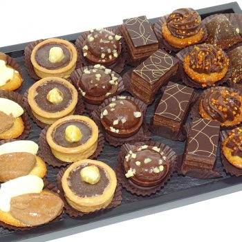 Plateau de 24 petits fours chocolat