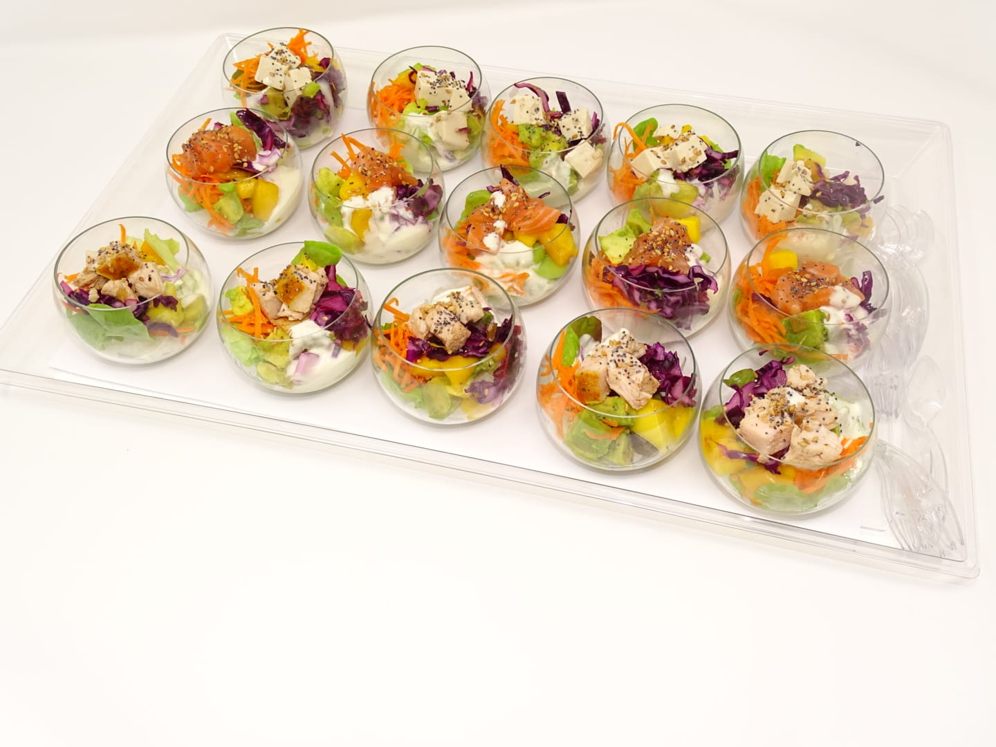 plateau mini poke bowl x15