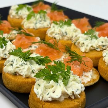 Sablés salés et blinis x 20