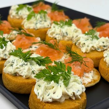 Sablés salés et blinis x 20